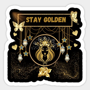 Stay Golden Sticker